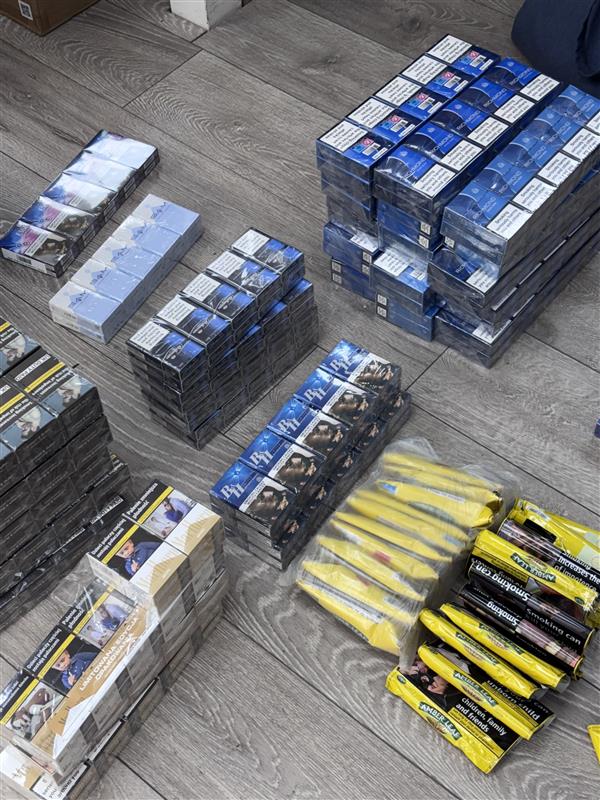 Illegal cigarettes and tobacco
