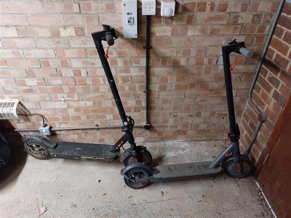 Seized e-scooters 