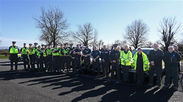 Group of officers on day one of the operation