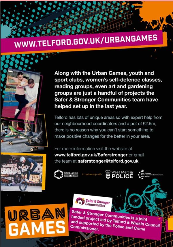 Urban Games in Telford Neighbourhood Matters