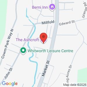 Whitworth Community Drop In location map