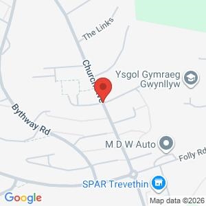 Trevethin Surgery location map