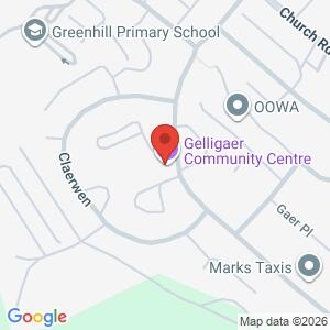 Gelligaer Community Centre Surgery location map