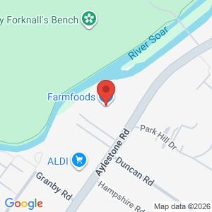 have your say Farmfoods Aylestone Road location map