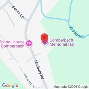 Comberbach Memorial Hall Village Surgery location map