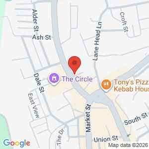 Police Drop In at AB&D Centre, Bacup location map