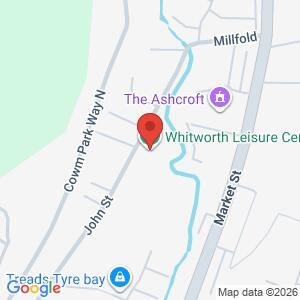 Whitworth Community Drop In location map