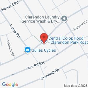 Police Community drop in session at CO-OP Store on Clarendon Park Road location map