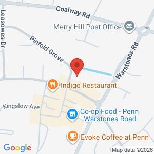 Warstones Library Drop in  location map