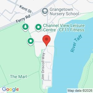 Grangetown Kitchen Gardens meeting you local PCSO's location map