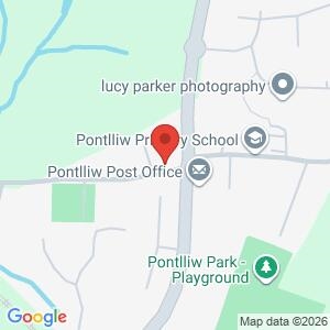 Macmillan Coffee morning Pontlliw location map