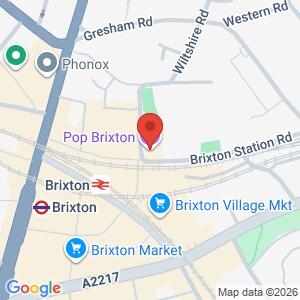 Ward Panel Meeting - Venue - POP BRIXTON location map