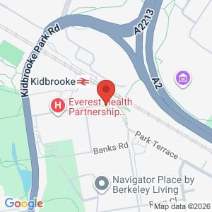 Violence Against Women and Girls walk and talk location map