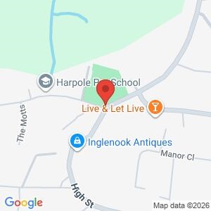 Beat bus covering Harpole location map