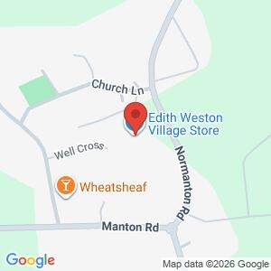 Edith Weston Village Store beat engagement location map