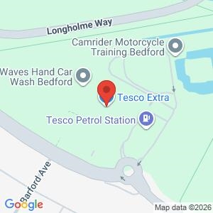 Street Surgery Tesco Cardington Road Bedford location map