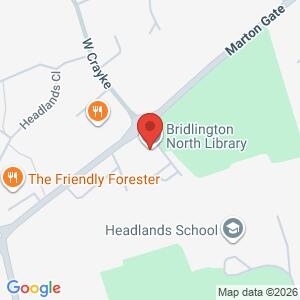 Bridlington North Library Police Surgery location map