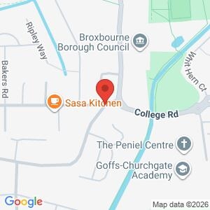 Herts connected sign-up and survey location map