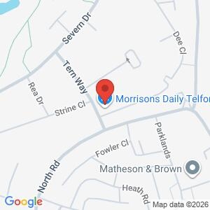 Mobile Police Station outside Morrisons Daily location map