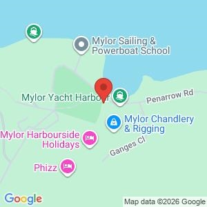 Police drop in session, Mylor Cafe location map