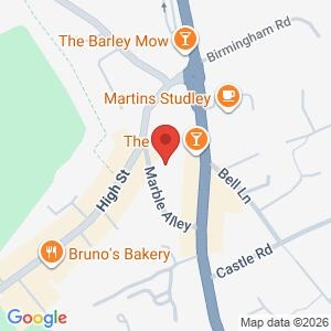 Studley - Co Op Pop up Stand location map