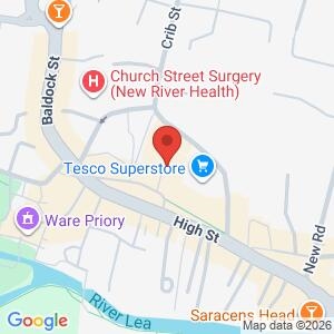Dickensian Evening location map