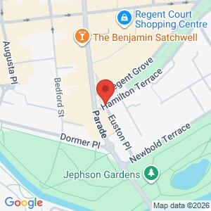 Remembrance Sunday Service location map