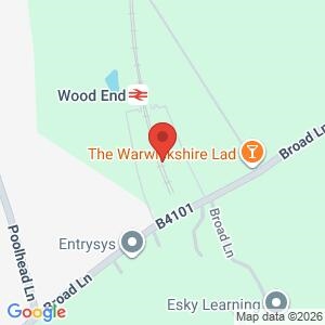 Wood End Train Station - Community Engagement Event location map
