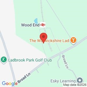 Wood End Train Station - Community Engagement Event location map