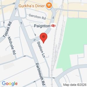 Meet and Chat with your Paignton Neighbourhood Policing Team location map