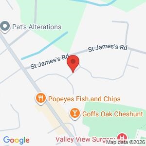 Herts Connected sign-ups and surveys location map
