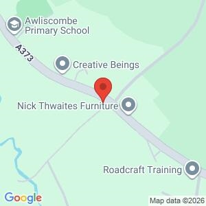 Awliscombe and district gardening club meeting location map