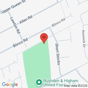 Community Event Rushden and Higham Ferrers Cricket Club, Short Stocks, Rushden. location map