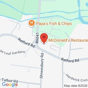Drop in Session - Worksop South location map