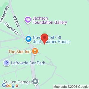 St Just Farmers Market location map