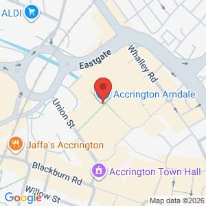 Coffee with a Cop / Meet your local officers for Accrington Town Centre location map