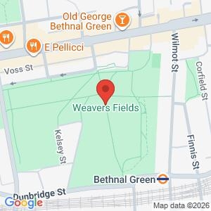 Walk, Talk & Do in Weavers Fields location map