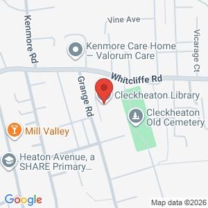 Vehicle Crime Prevention Engagement Event - Cleckheaton location map