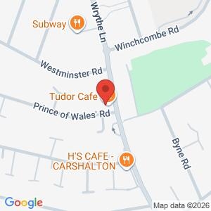 The Wrythe SNT Meet the Team location map