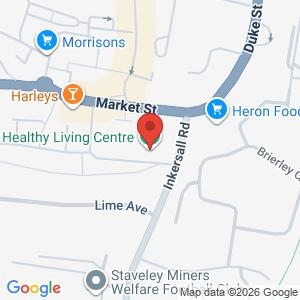 Community Catch up - Healthy Living Centre location map