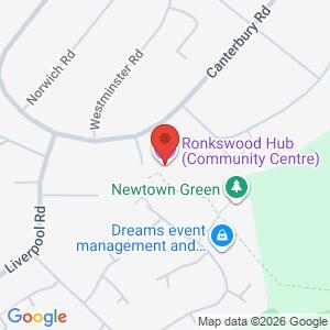 Police surgery at Ronkswood Community Centre  location map