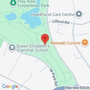 Corporation park location map