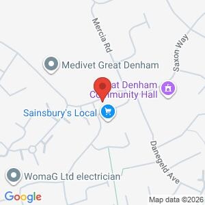 Great Denham - Sainsbury's Surgery location map