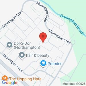 Police Surgery at Rye Hill Community Centre Montague Crescent NN5 7RQ location map