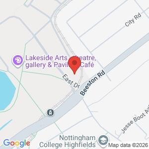 Beat Surgery at Lakeside Arts Gallery cafe location map