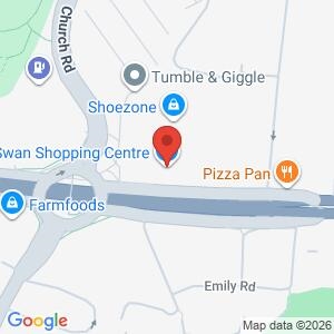 Mischief Fortnight - West Midlands Police Crime Prevention Stand in Swan Centre location map