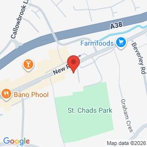 Police surgery at Rubery station location map