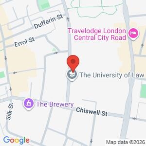 The University of Law Freshers Fair  location map