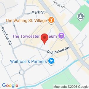 Crime prevention talk at THRIVE group TOWCESTER  location map