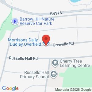 4pm - Morrisons, Overfield Road, Police Surgery location map